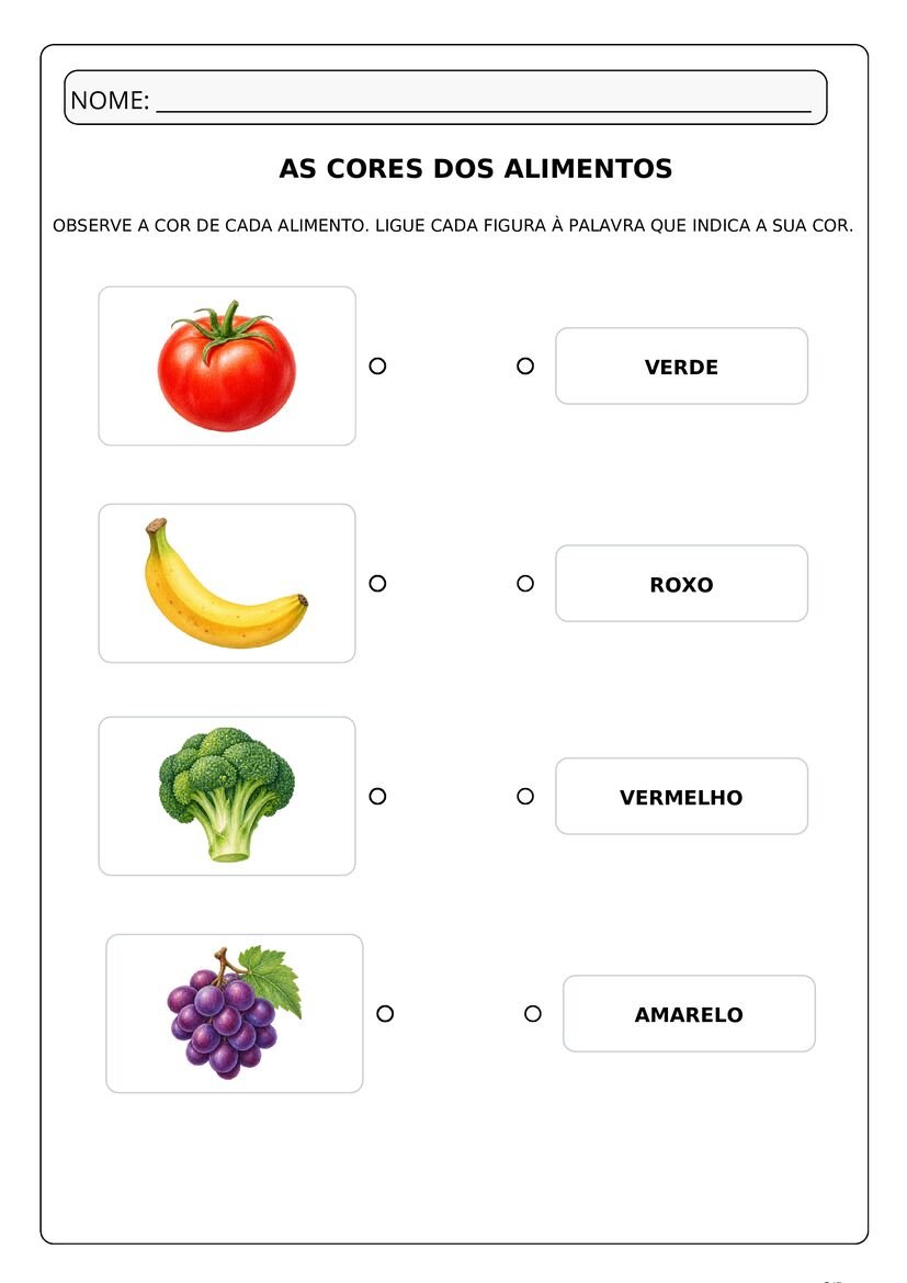 Atividades Alimentação Saudável para Educação Infantil pdf página 3